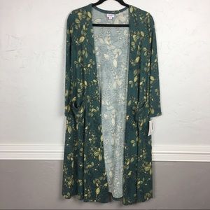 NWT LulaRoe Small Teal Sarah Cardigan